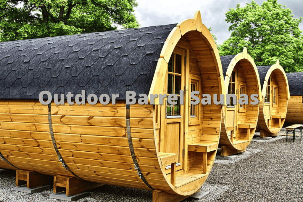 Barrel Sauna for Outdoors