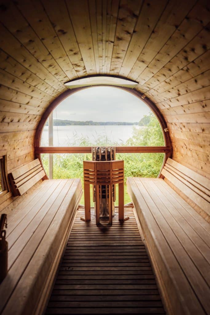 Outdoor Barrel Sauna